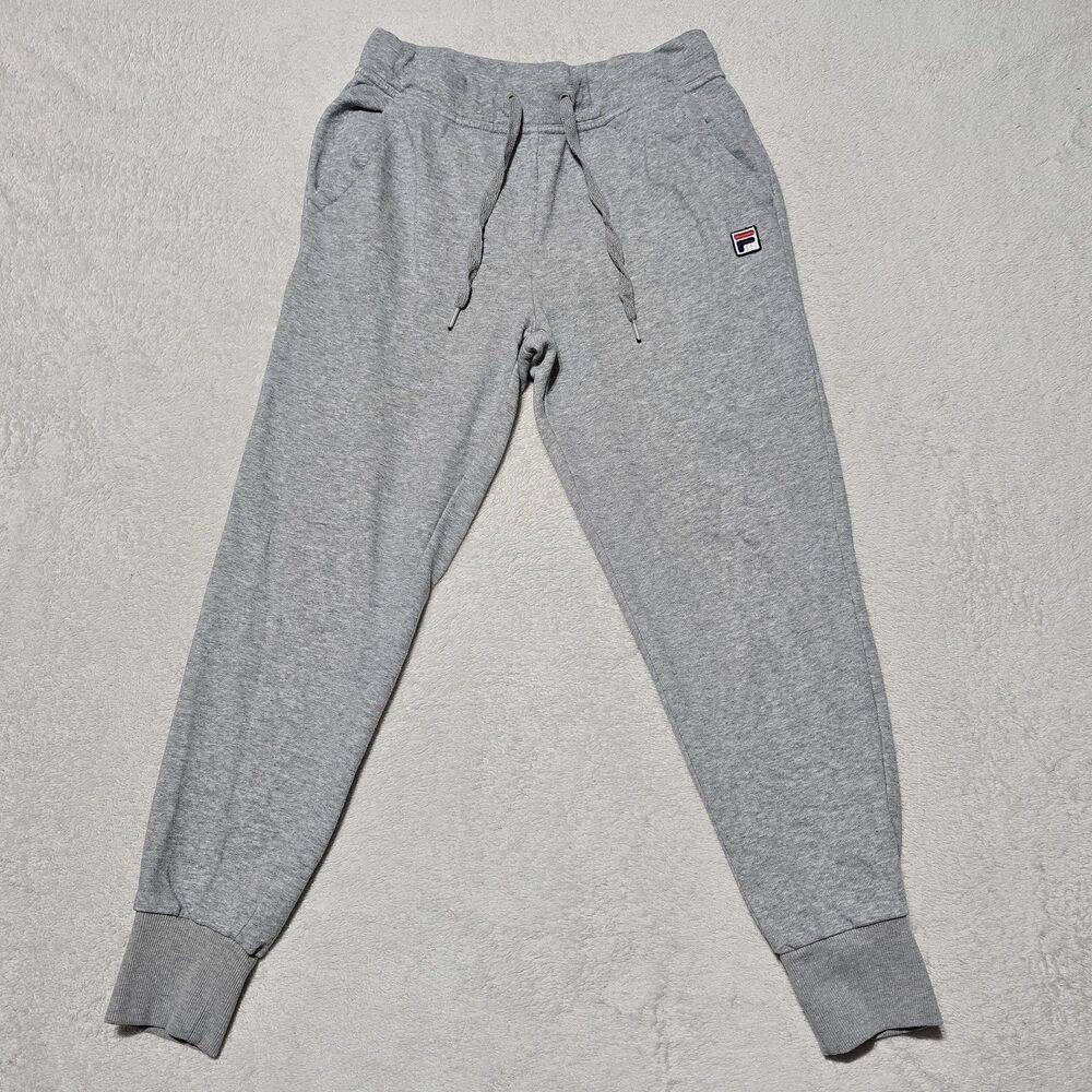 FILA Women's Medium Heritage French Terry Joggers Sweatpants
